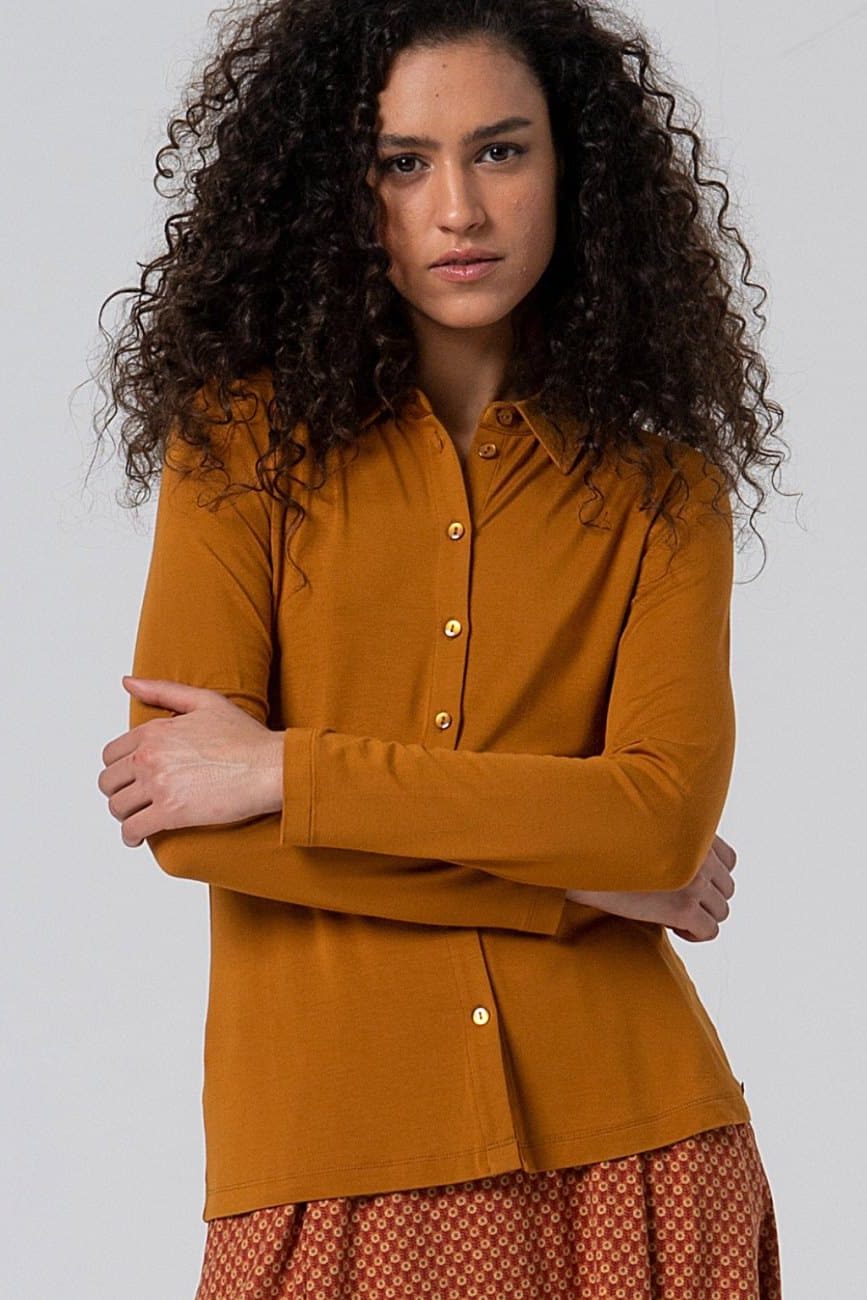 camisa surkana lisi khaki dark 111