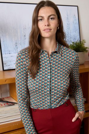 camisa surkana onfo azul 113