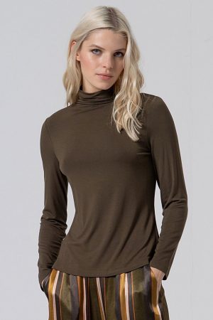 camiseta surkana Lisi cuello perkins verde 13