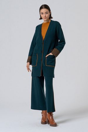 chaqueta punto liko bottle green 334