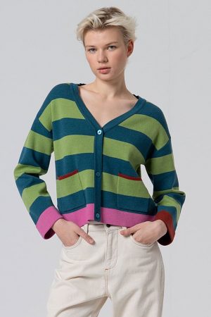 chaqueta punto surkana futi verde 333