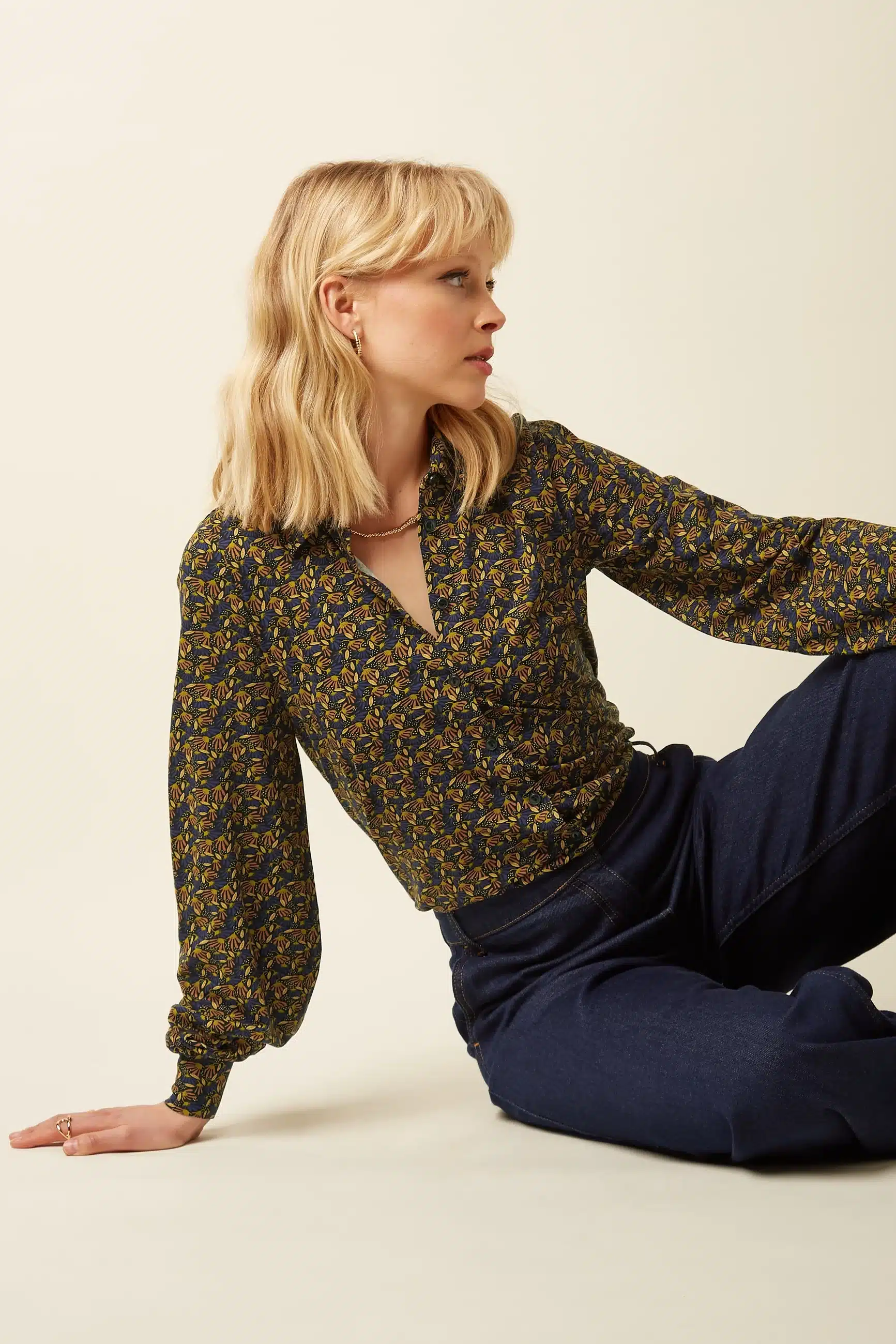 camisa king louie maise mirth jersey - Imagen 2