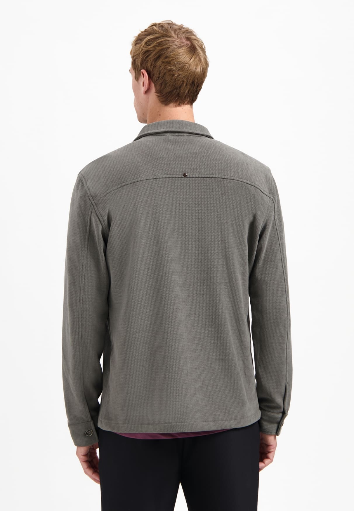 cazadora relief sweat gris - Imagen 4