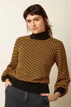 jersey king louie rollneck top frio