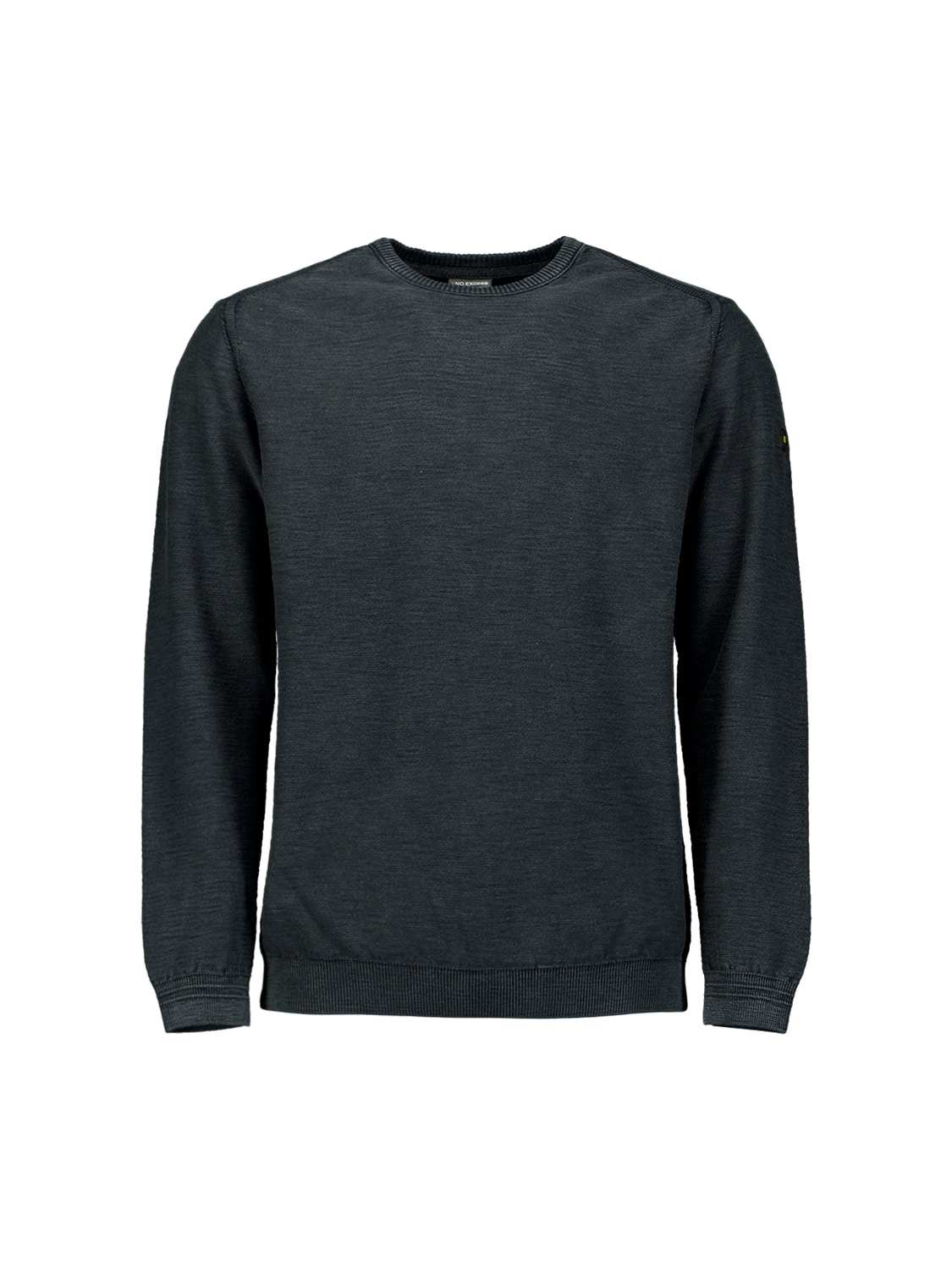 jersey Crewneck Garment Dyed negro - Imagen 6
