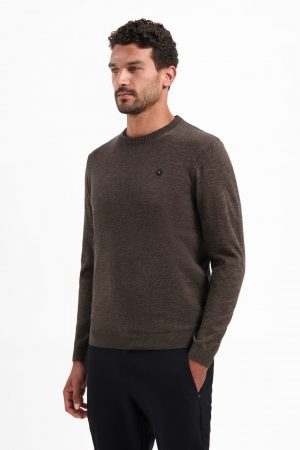 jersey Crewneck taupe dark