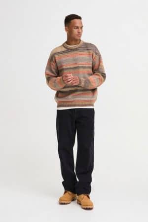 jersey blend birger stripe iron gate