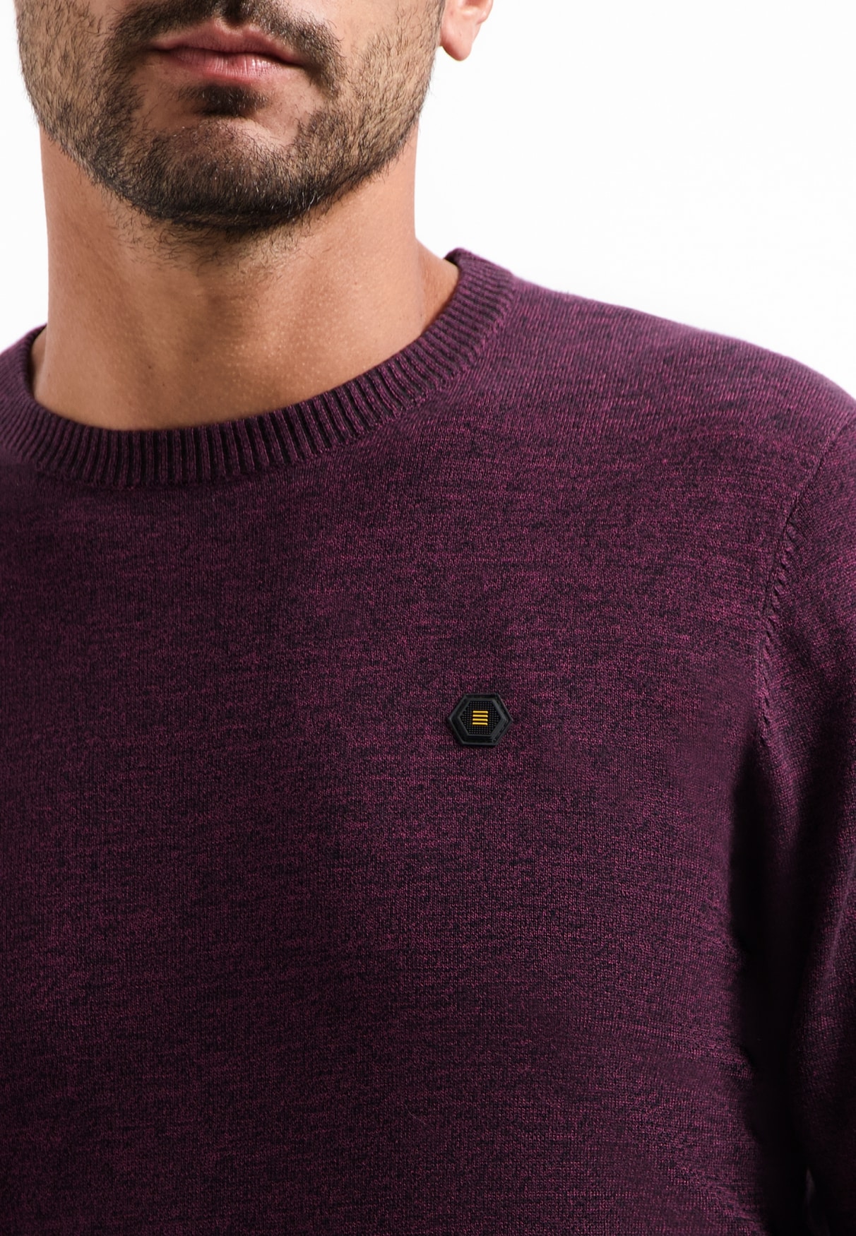 jersey crewneck burdeos - Imagen 4