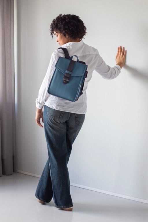 mochila bold banan envelope mini azul