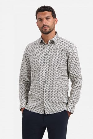 printed strech blanca