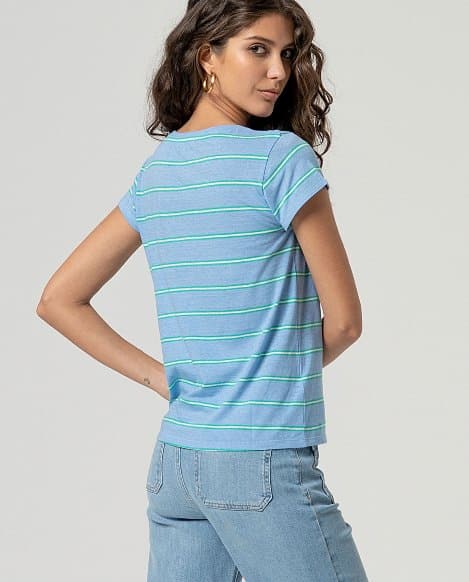 camiseta surkana raya 14 azul - Imagen 4