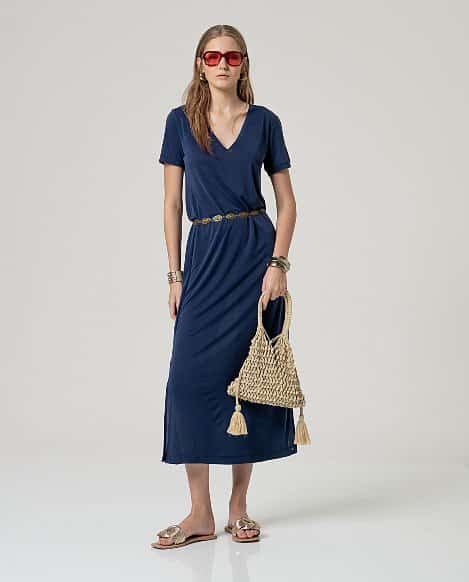 vestido surkana bamo 711 marino - Imagen 4