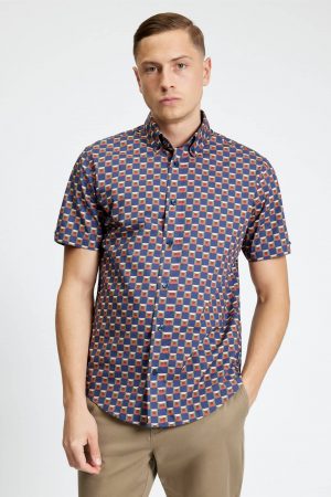 camisa ben sherman retrogeo denim