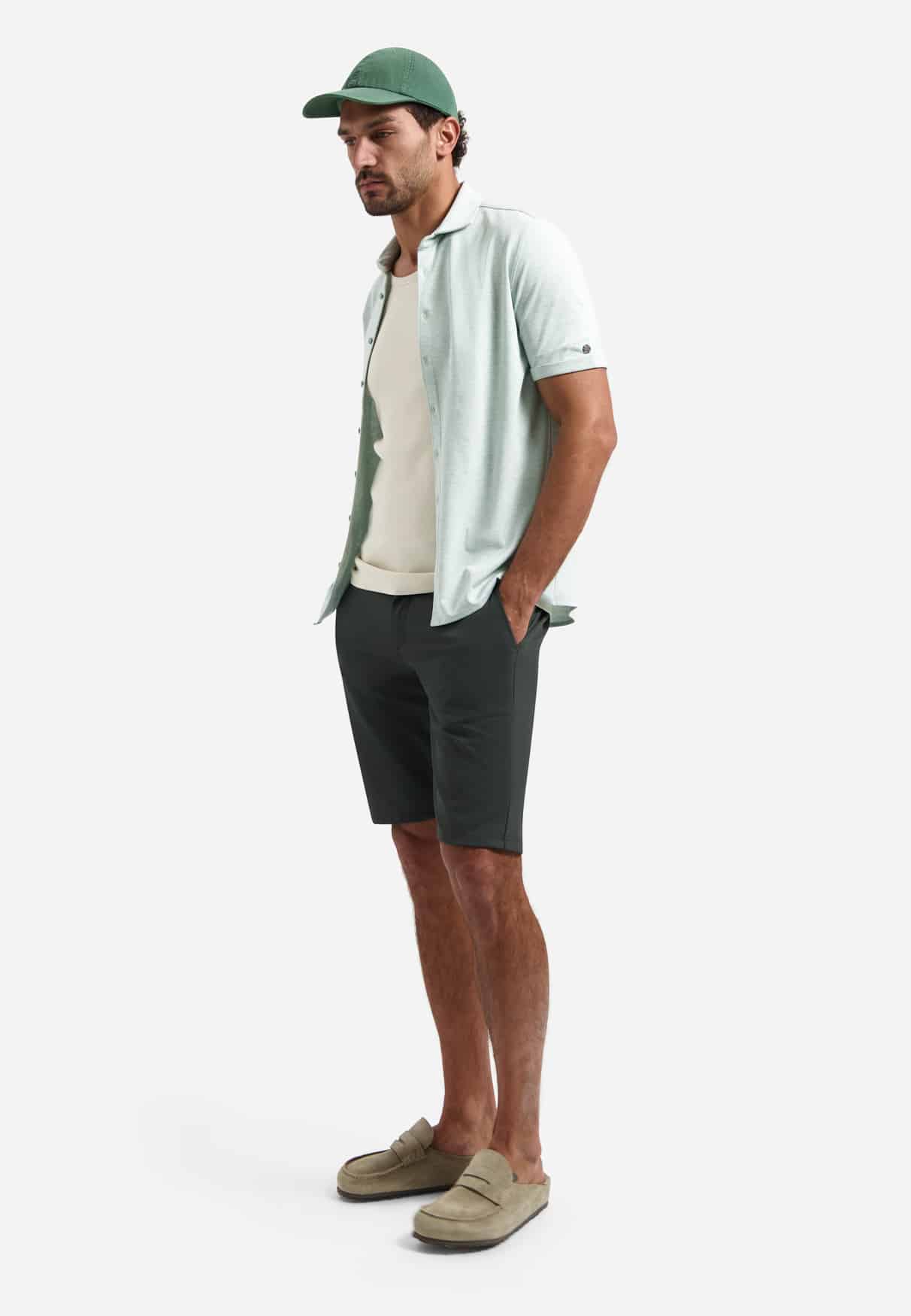 camisa Sleeve Melange Jersey sea green - Imagen 3