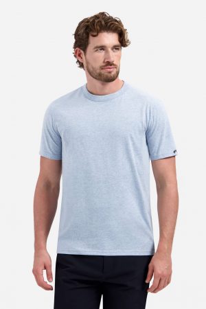 camiseta Crewneck Melange azul