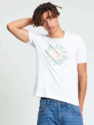camiseta ben sherman plectrum blanca