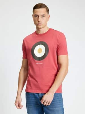 camiseta ben sherman signature coral