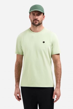 camiseta crewnweck peached verde