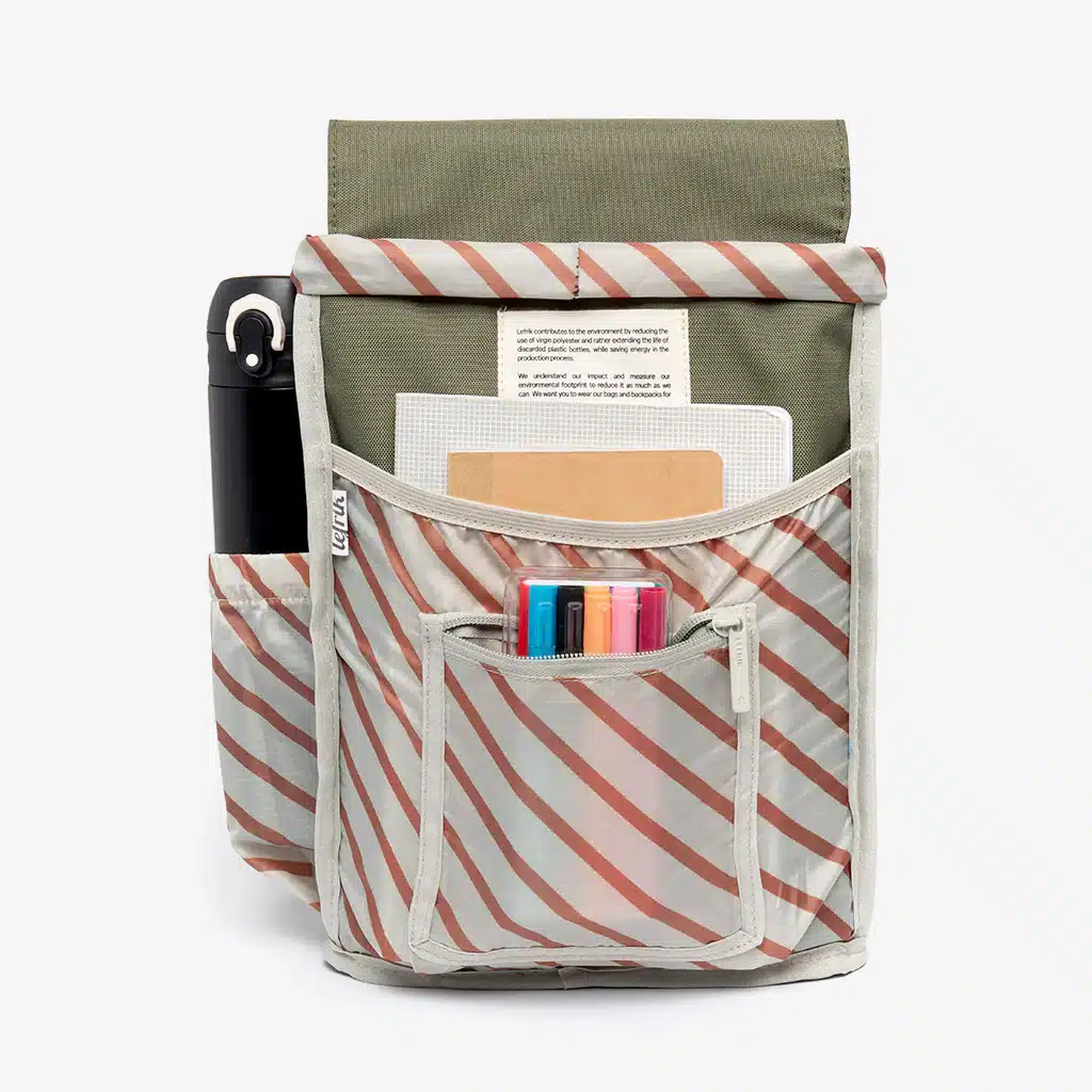 mochila lefrik scout mini olive - Imagen 5