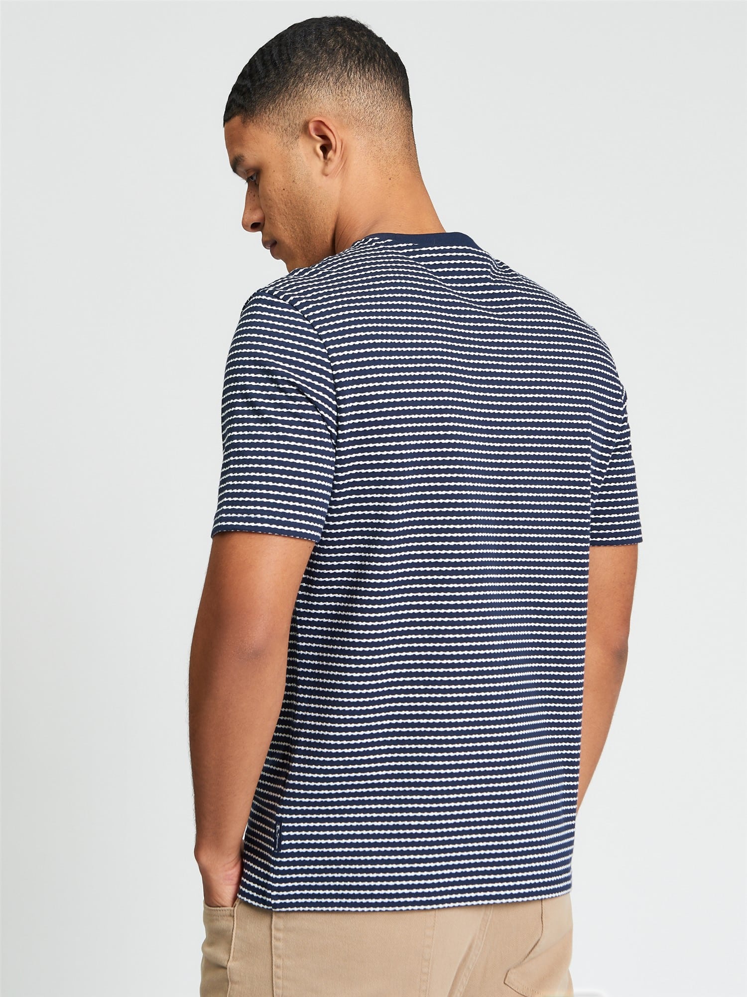 camiseta ben sherman sleeve fine stripe - Imagen 4