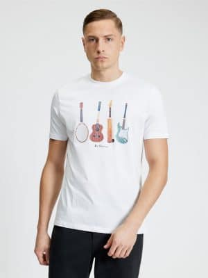 camiseta ben sherman jumble guitars