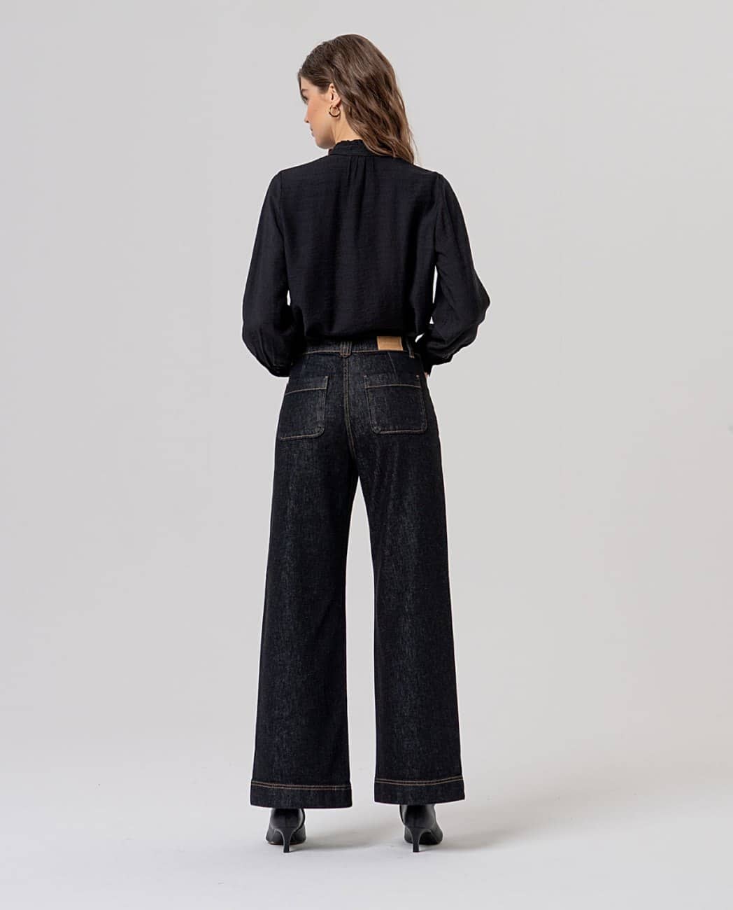 pantalon surkana baje 523 negro - Imagen 2