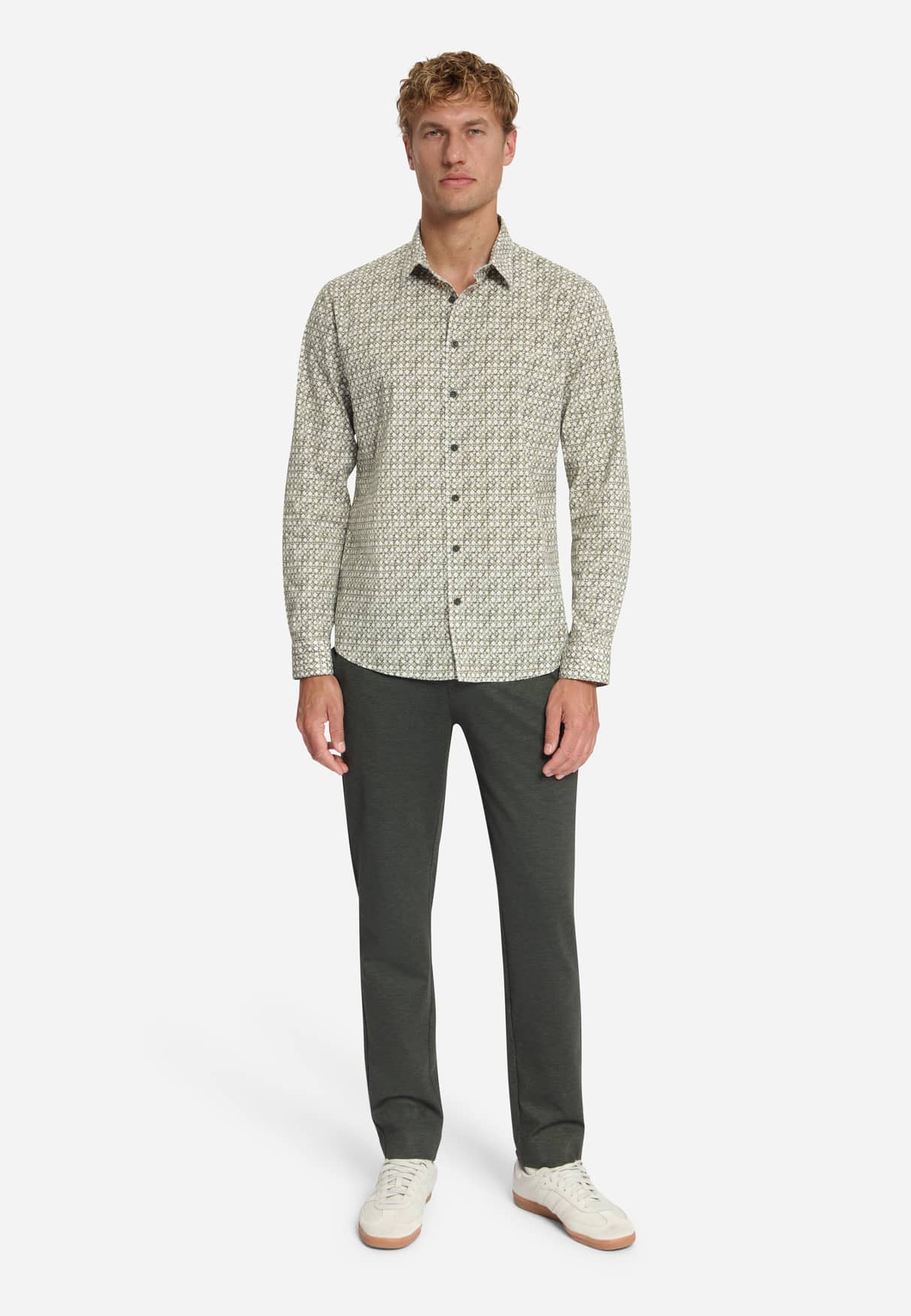 camisa allover printed moss - Imagen 3