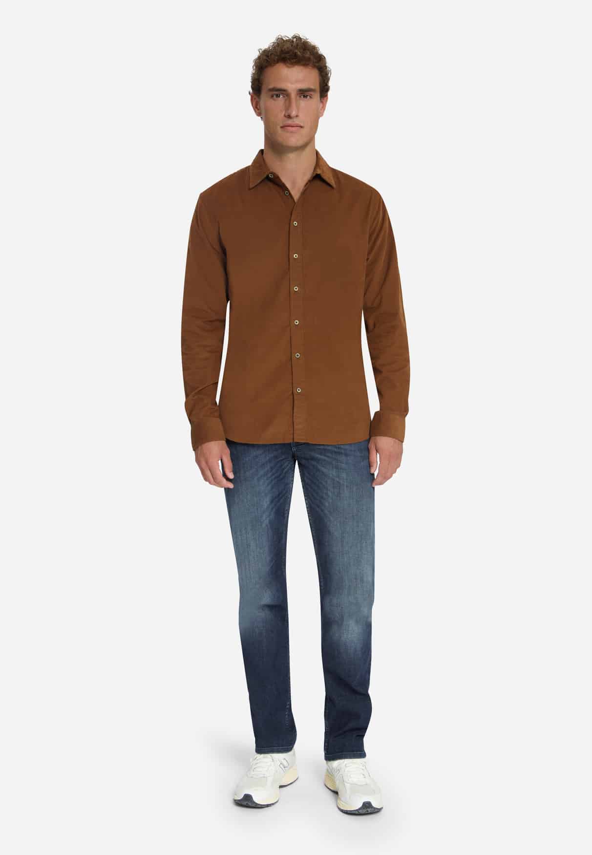 camisa corduroy caramelo - Imagen 2