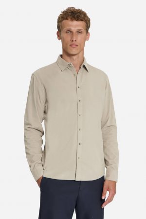 camisa corduroy cemento