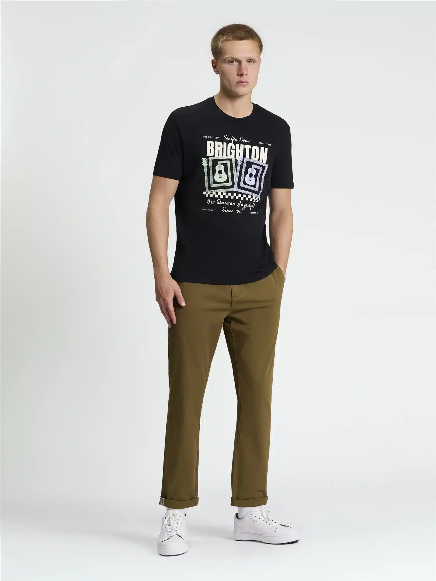 camiseta ben sherman brighton jazz night - Imagen 2