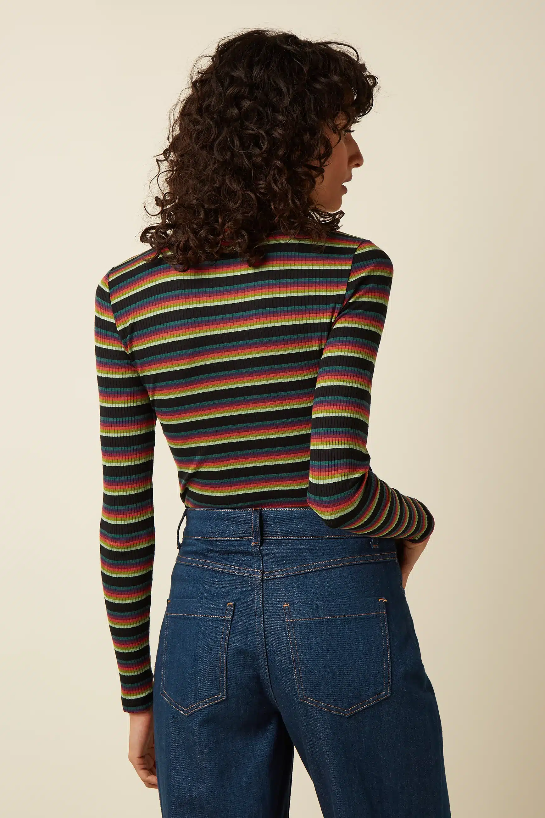camiseta king louie rollneck lottie green - Imagen 3