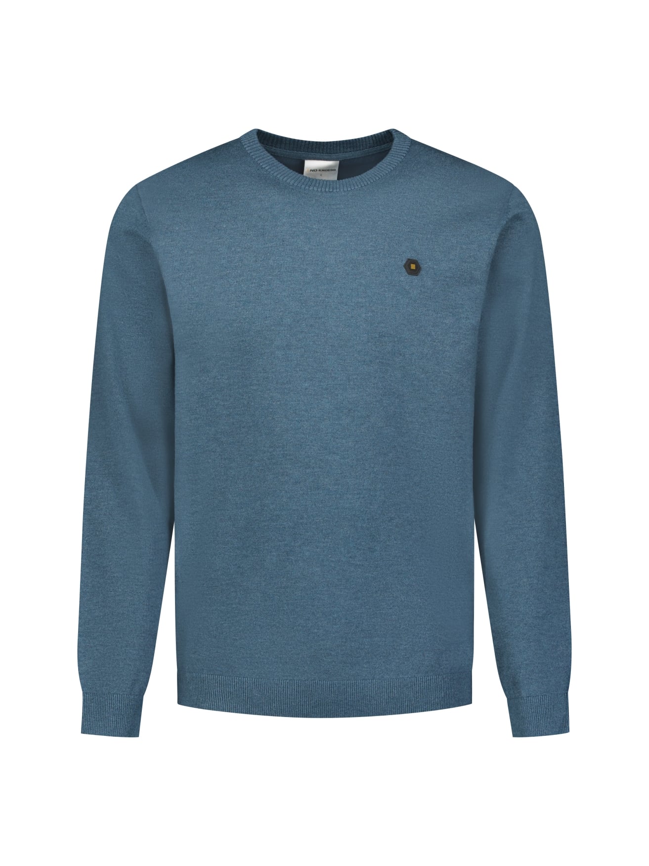 jersey crewneck melange blue - Imagen 5