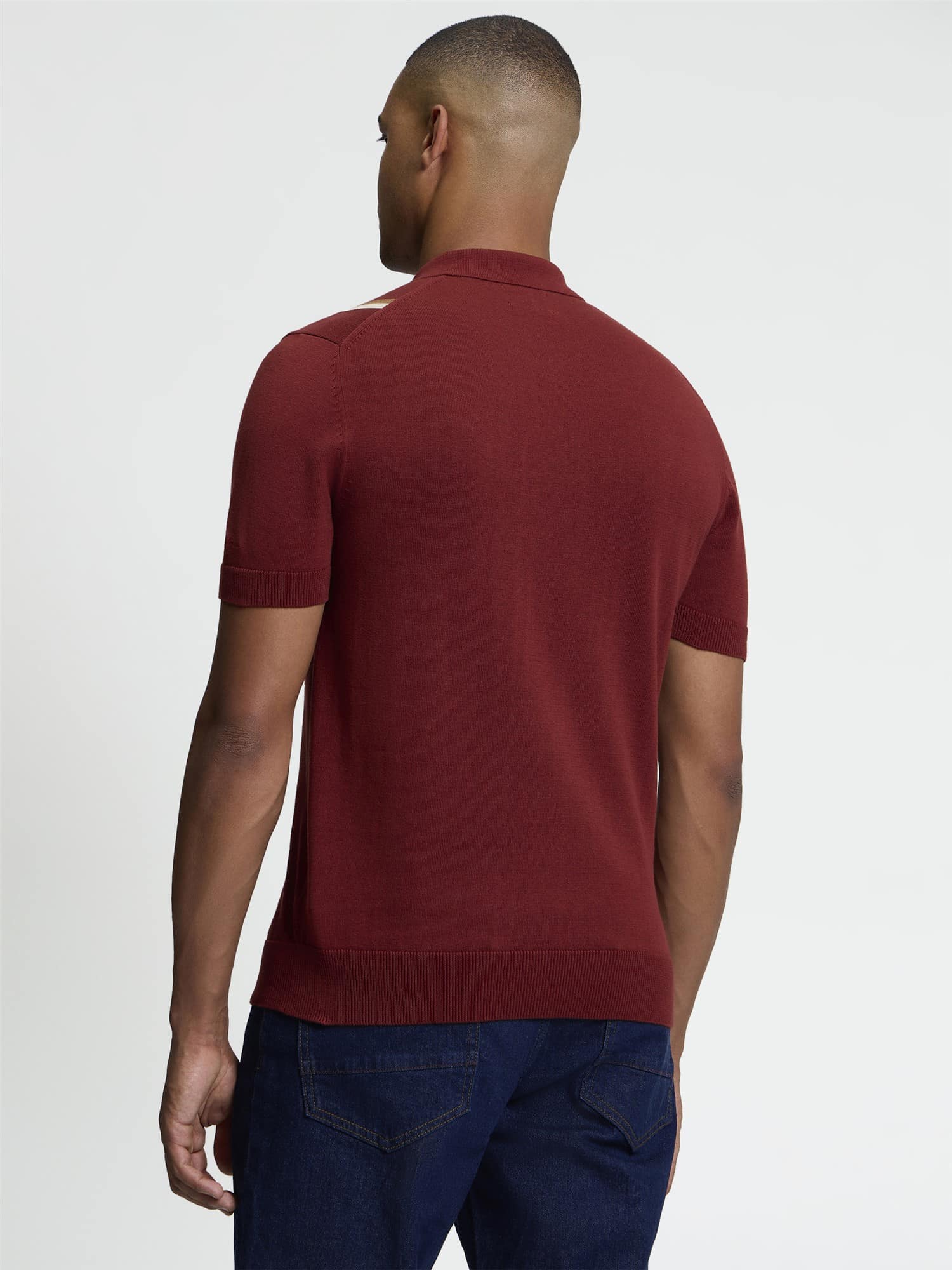 polo ben sherman mod stripe sienna - Imagen 4