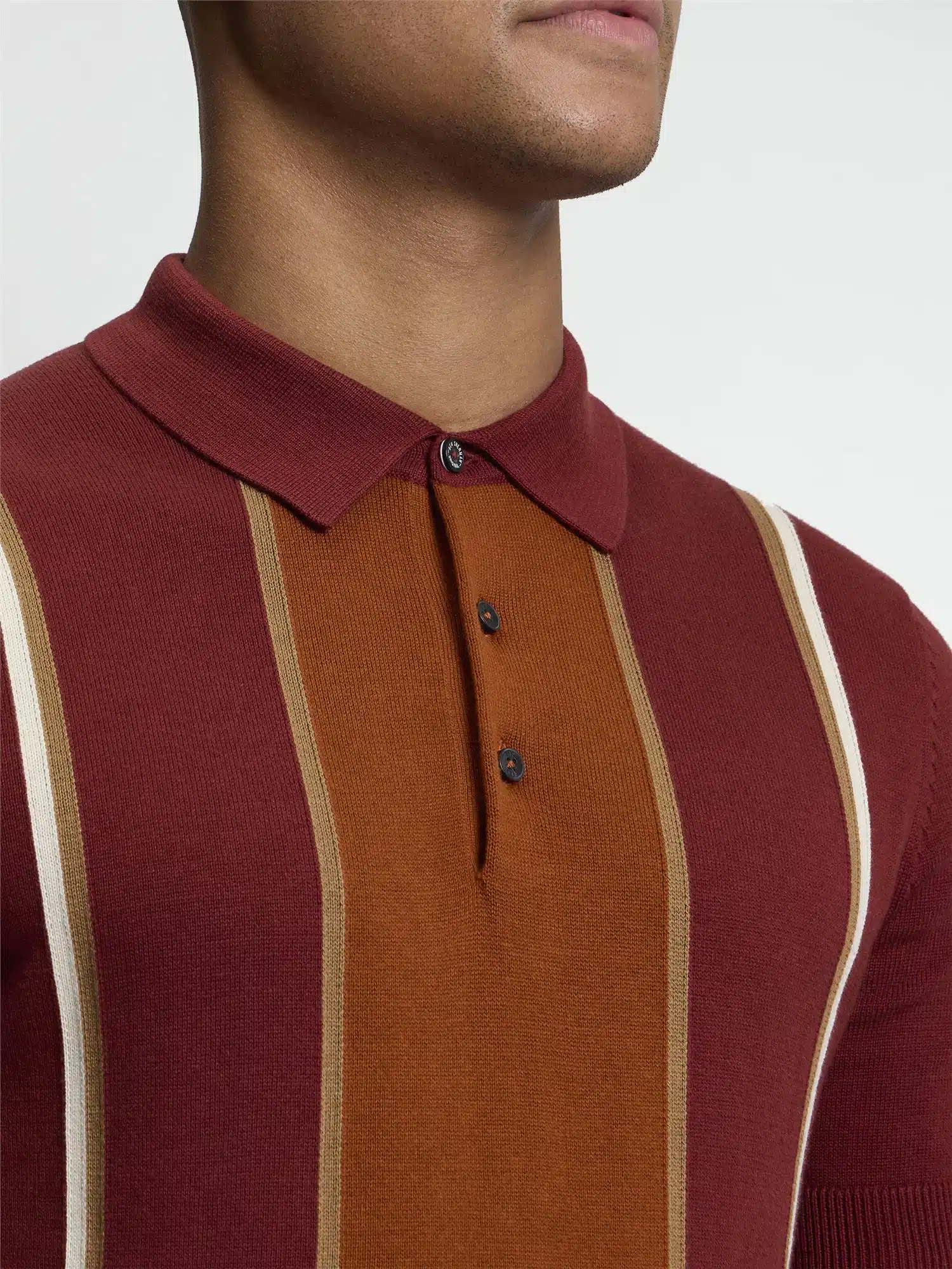 polo ben sherman mod stripe sienna - Imagen 3