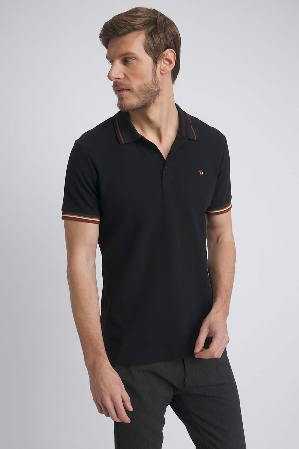 polo benson cherry gafta noir - Imagen 2