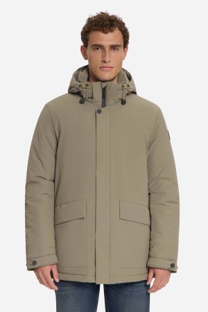 abrigo parka mud