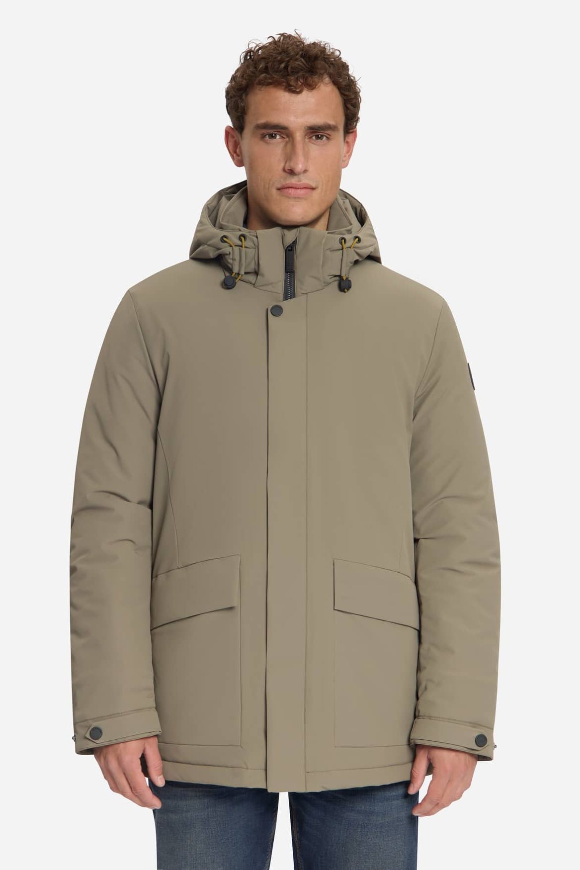 abrigo parka mud