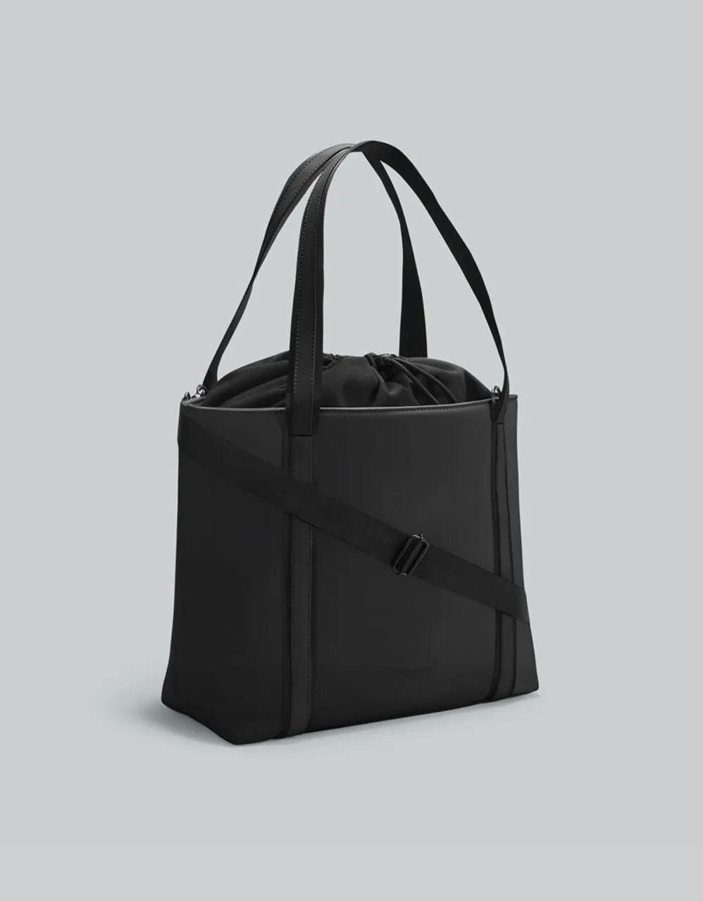 bolso gaston luga dash draw negro - Imagen 2