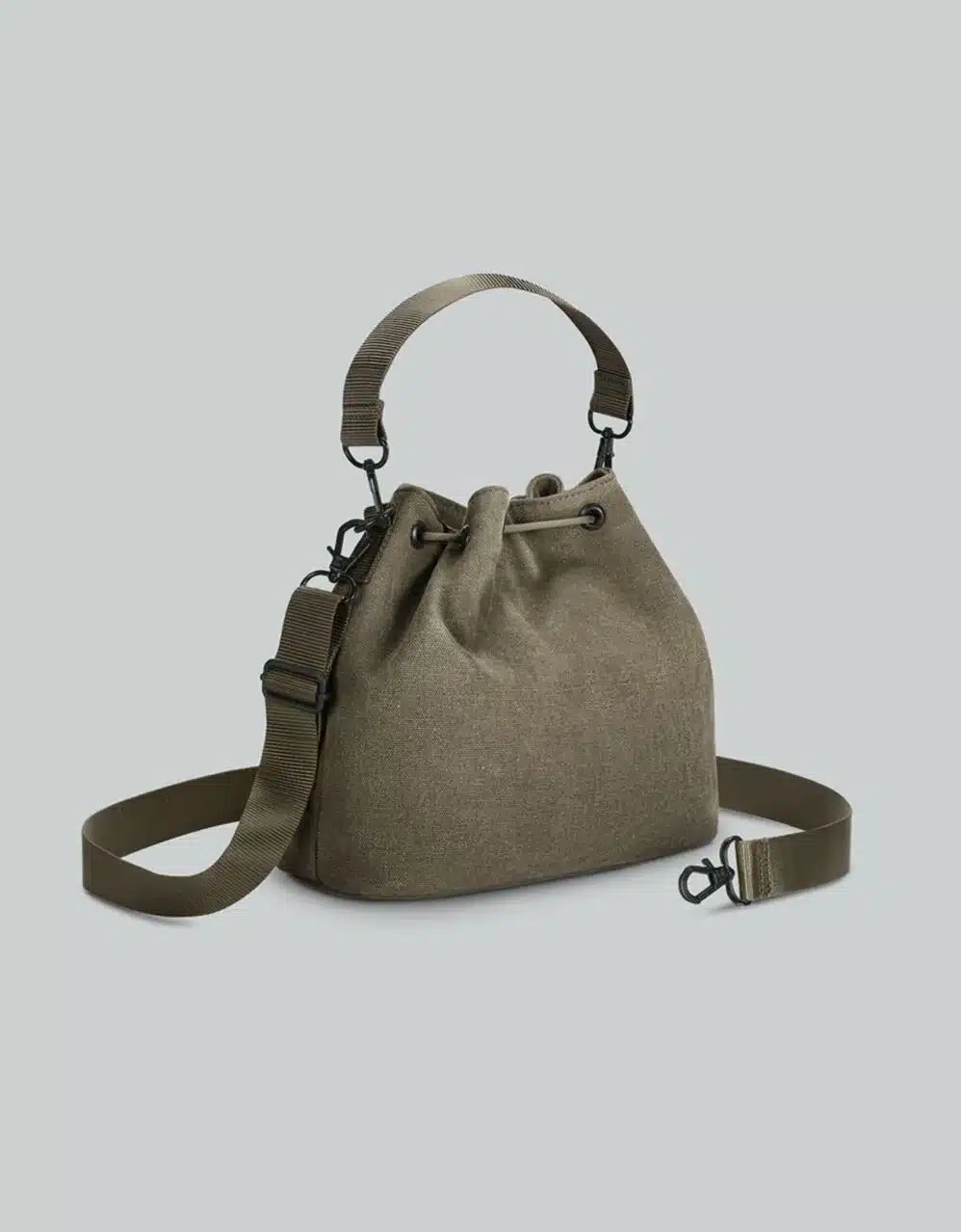 bolso gaston luga splash bucket croosbody green - Imagen 3