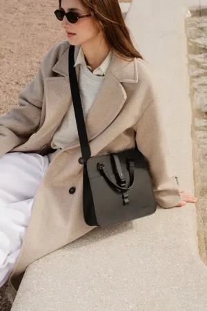 bolso gaston luga splash cleo negro