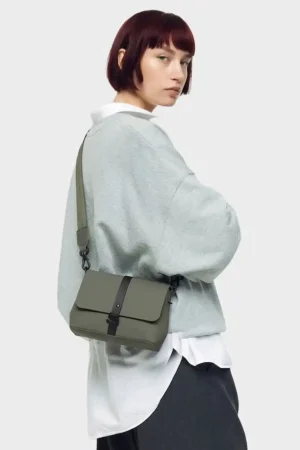 bolso gaston luga splash crossbody bag olive