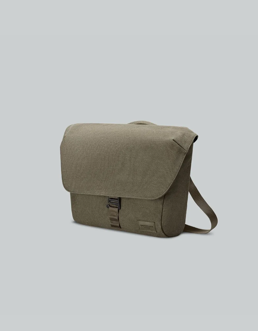 bolso gaston luga splash messenger 14" green - Imagen 2