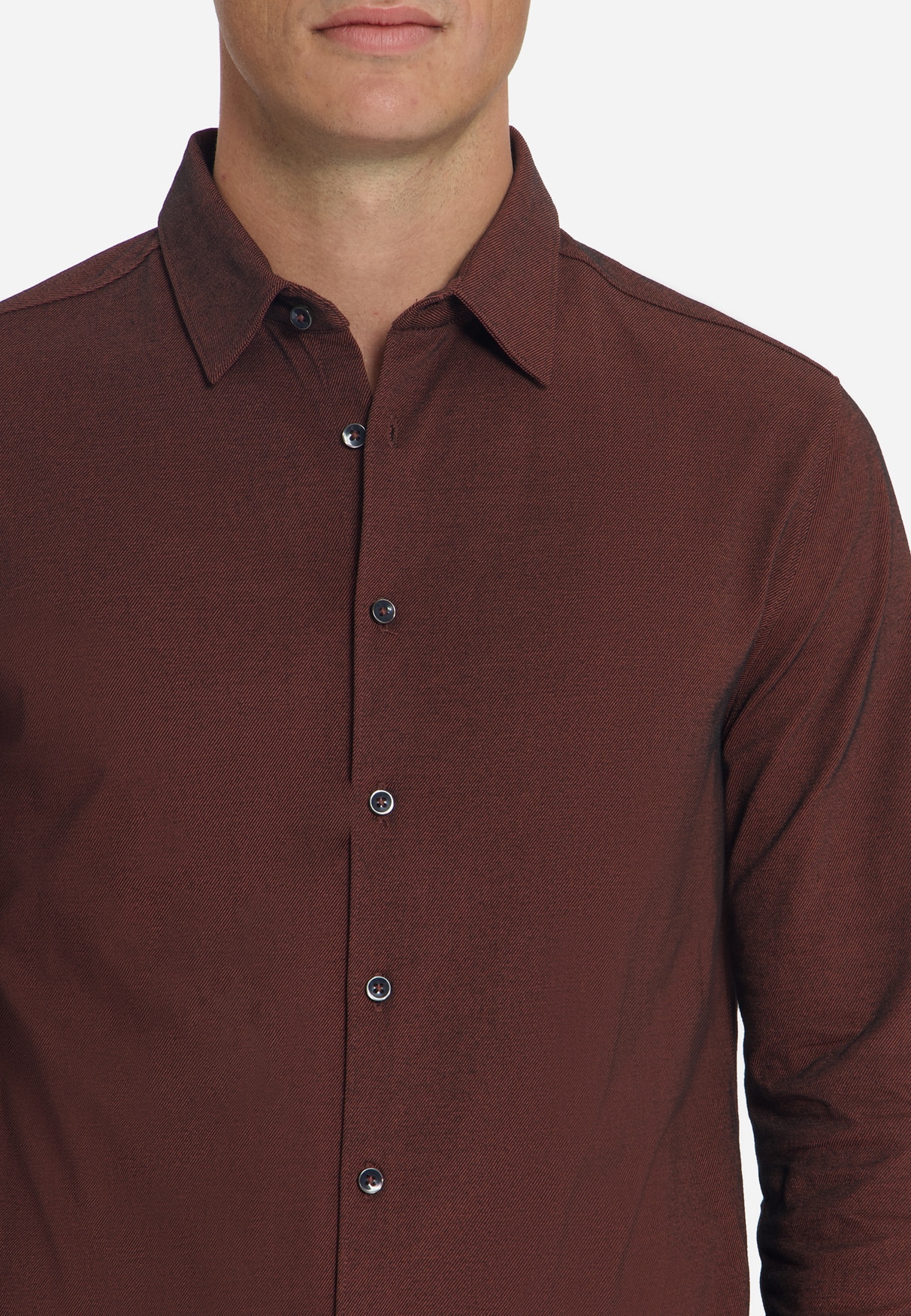 camisa Twill Jersey cayenne - Imagen 5