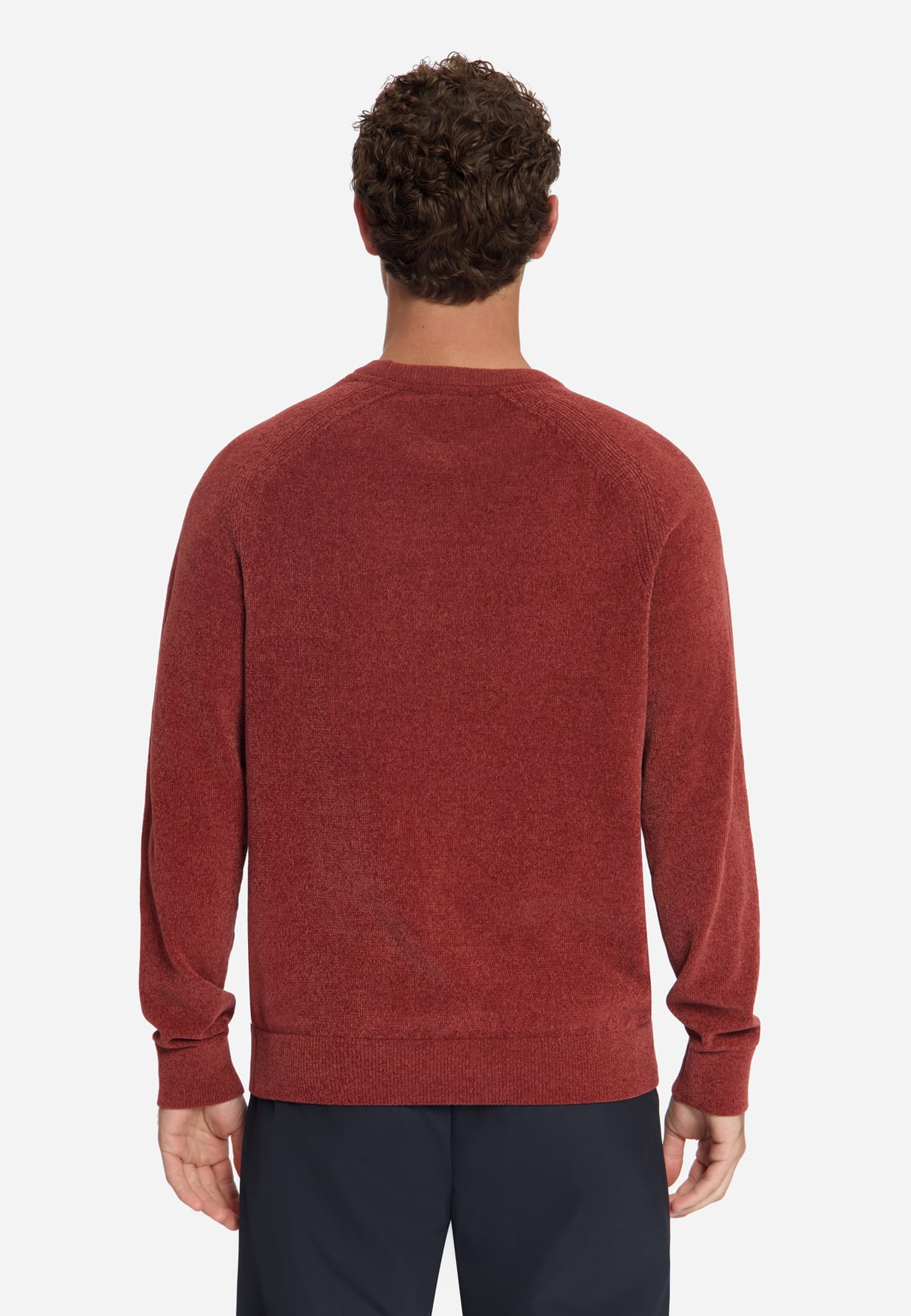 jersey Crewneck Light Weight Chenille cayenne - Imagen 5