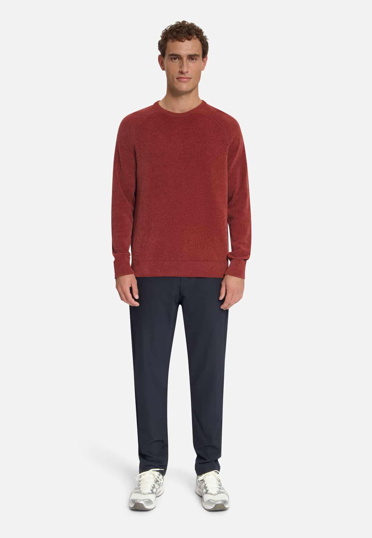 jersey Crewneck Light Weight Chenille cayenne - Imagen 4