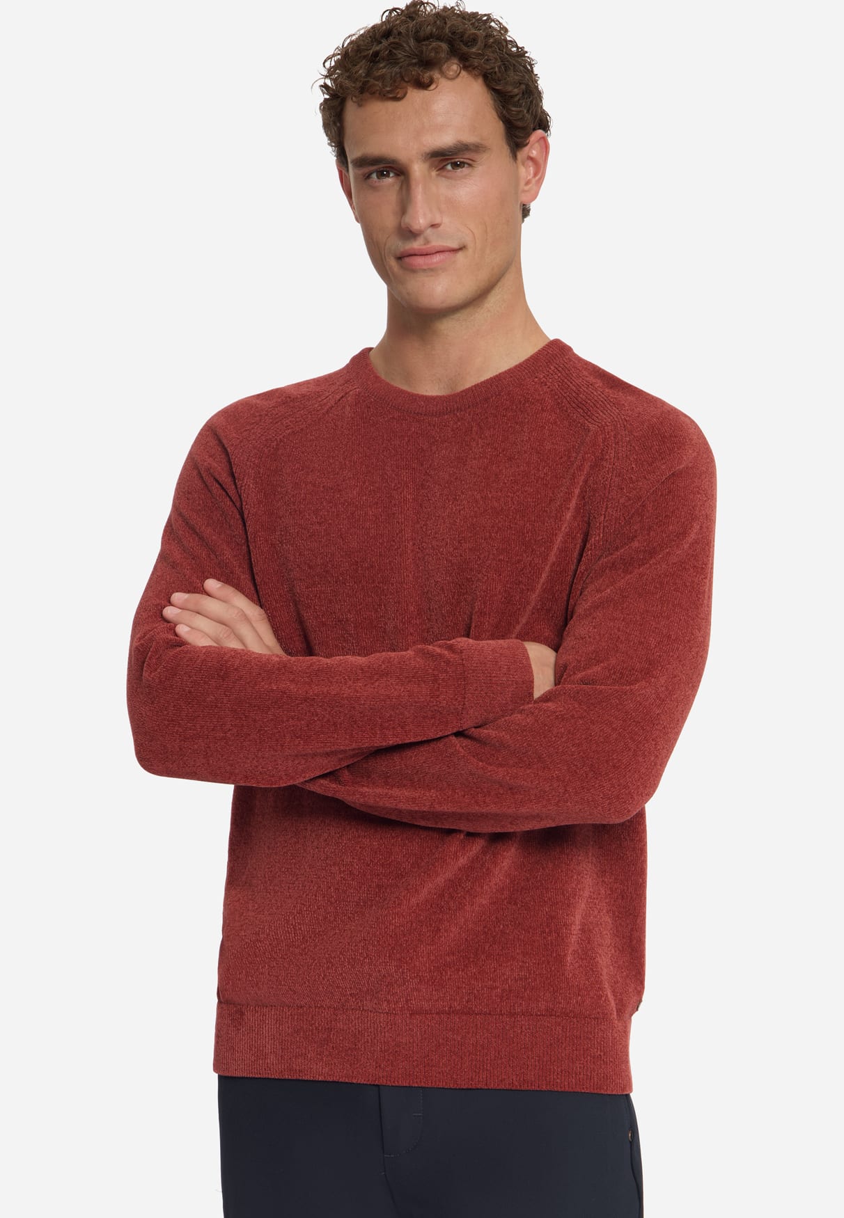 jersey Crewneck Light Weight Chenille cayenne - Imagen 2
