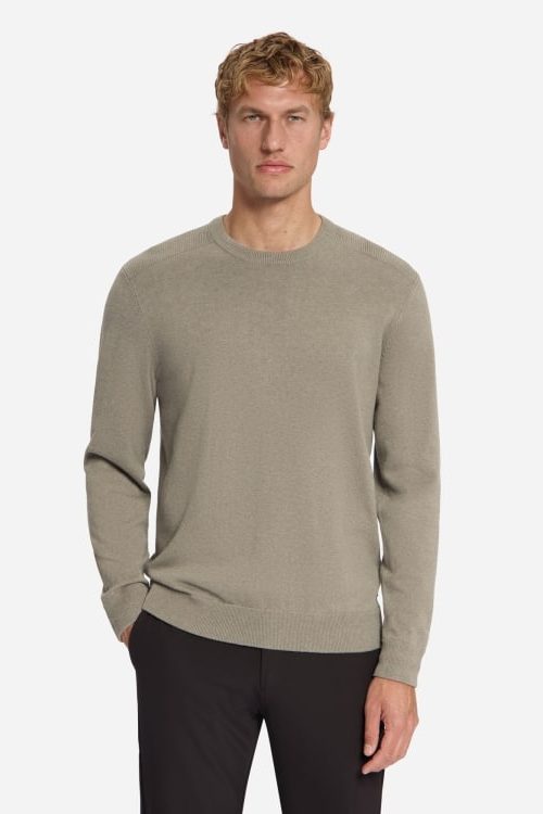jersey Crewneck Melange clay