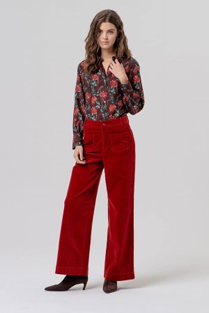 pantalon surkan tass 523 rojo ingles