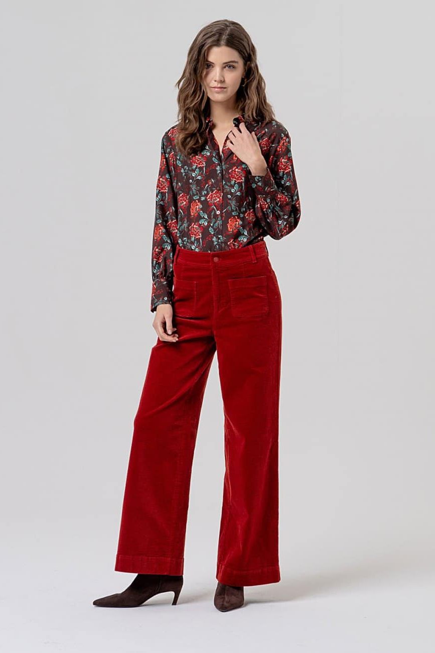 pantalon surkan tass 523 rojo ingles
