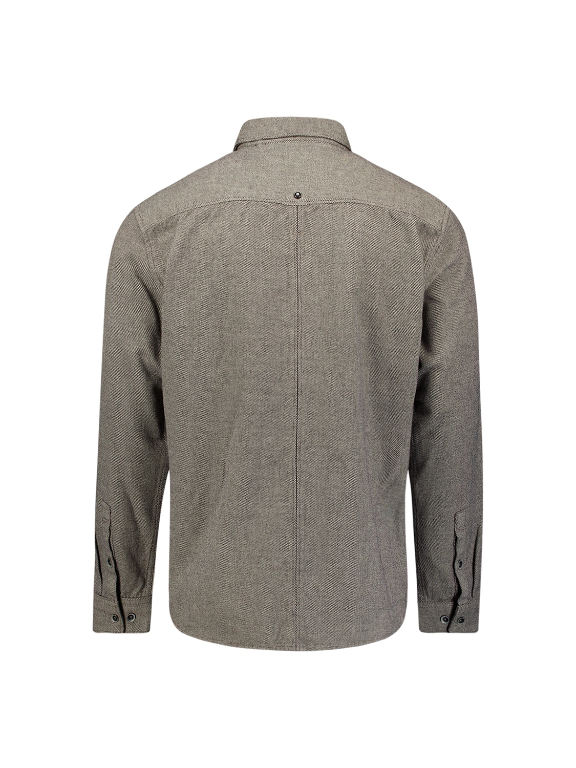 Sobrecamisa Yarn Dyed Twill Flannel Two Tone cemento - Imagen 2